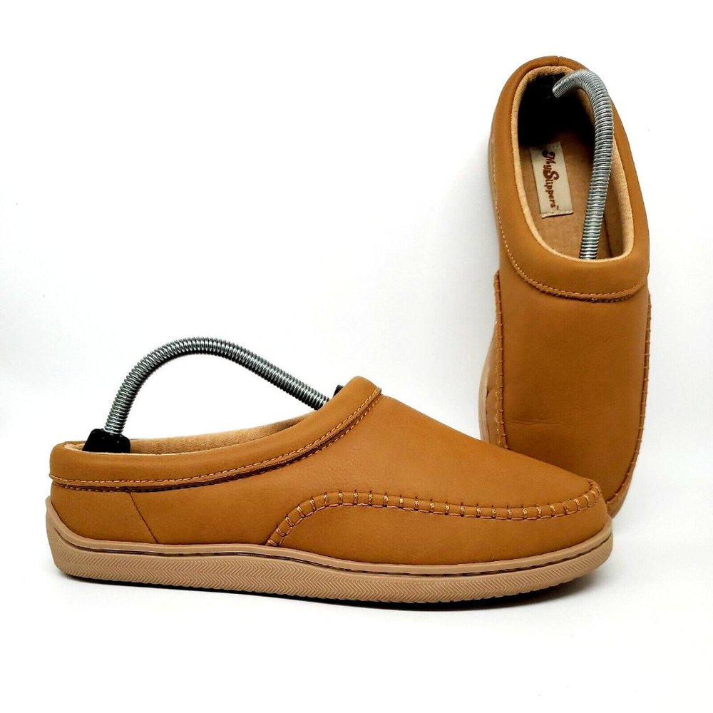 My Slippers Mules Leather Upper Man Made Outsole Women's Size 9W